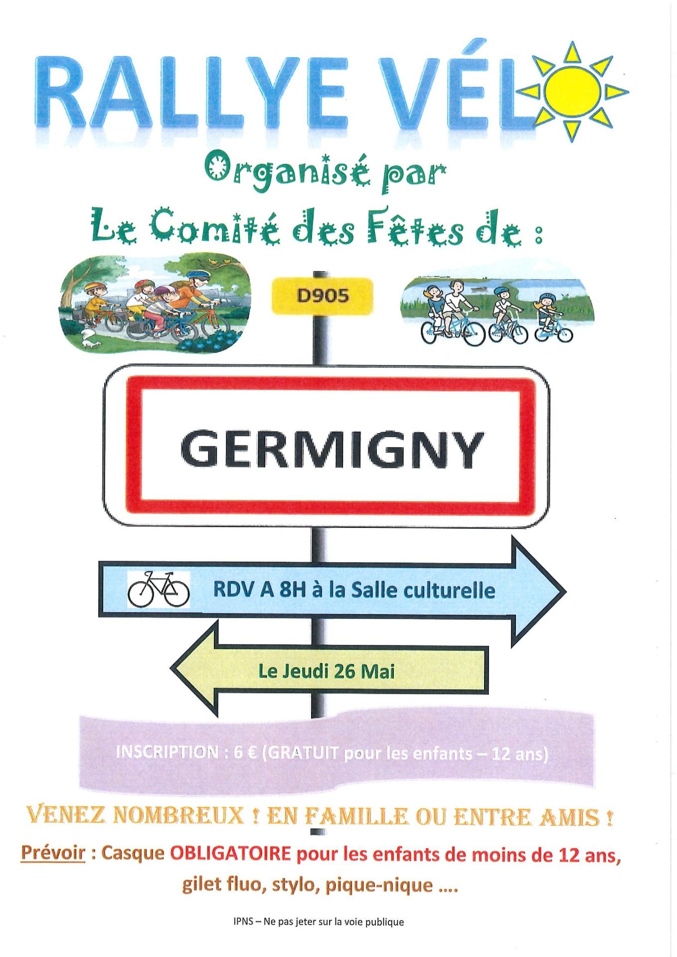 Rallye Vélo Germigny 26-05-2022