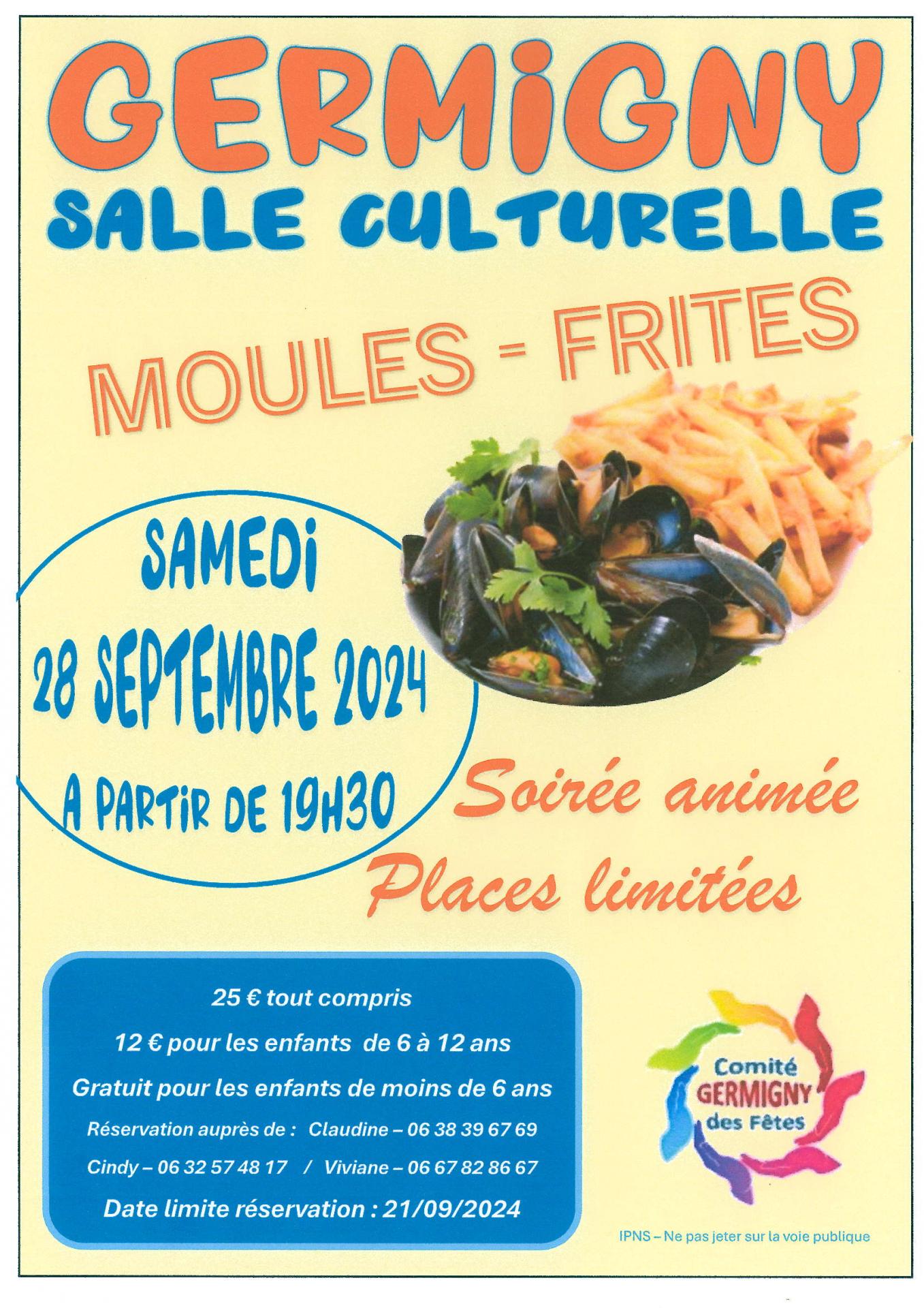 Soirée moules frites